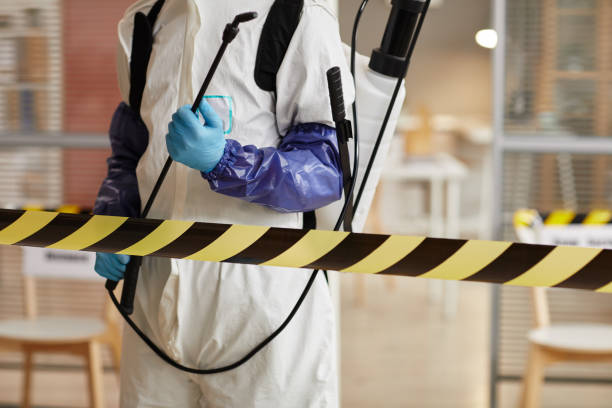 Professional Biohazard Cleanup technician working in Alpena, MI